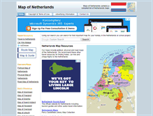 Tablet Screenshot of map-of-netherlands.co.uk